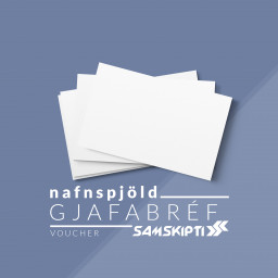 Voucher Business cards, One side, x400