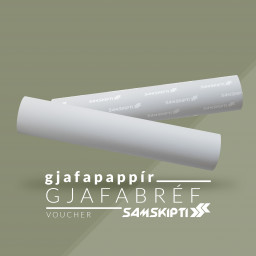 Voucher Gjafapappír 61x81